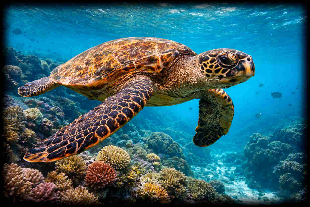 Hawksbill Sea Turtle Card